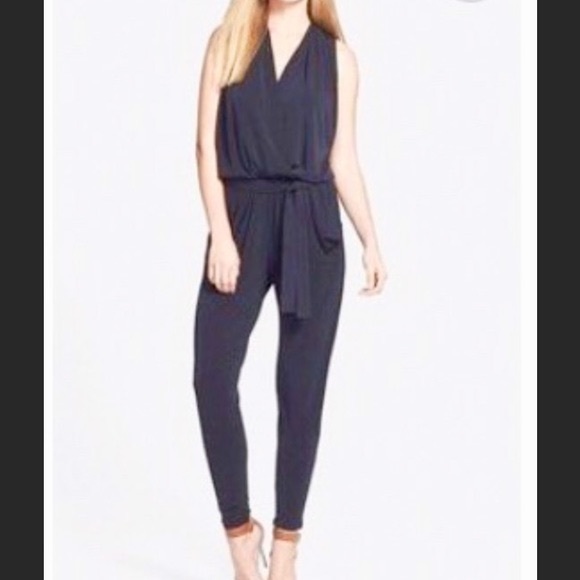 MICHAEL Michael Kors Pants - MICHAEL Michael Kors Sleeveless Slim Leg Jumpsuit